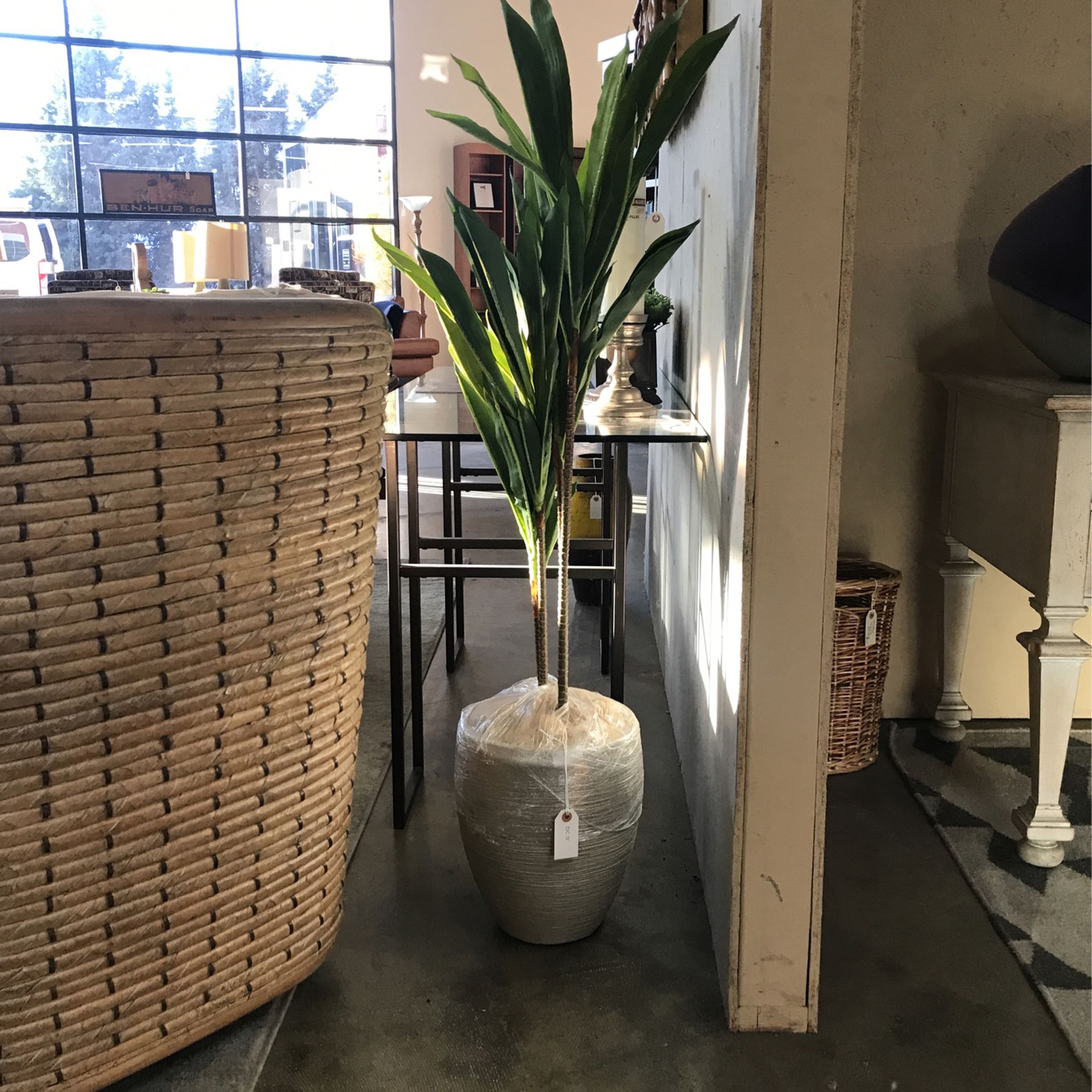 Tall Artificial Plant Design Consignment Tall Artificial Plant Design Consignment