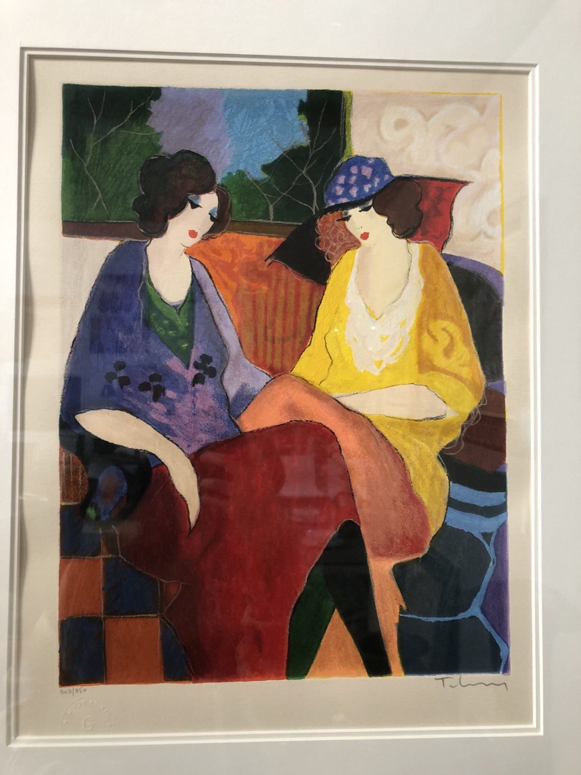 “Nicole And Chloe” by Itzchale Tarkay – Design Consignment