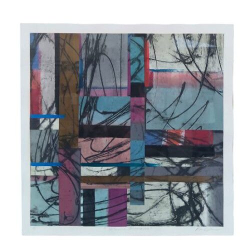Wood Framed Acrylic Abstract art
