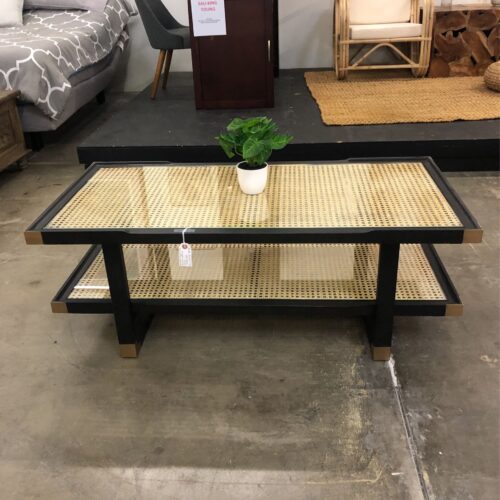 Hooker Furniture Austin Coffee Table Glass Top