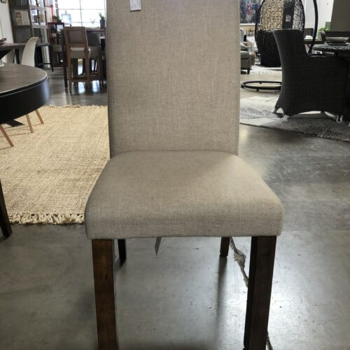 Beige Upholstered Dining Chair