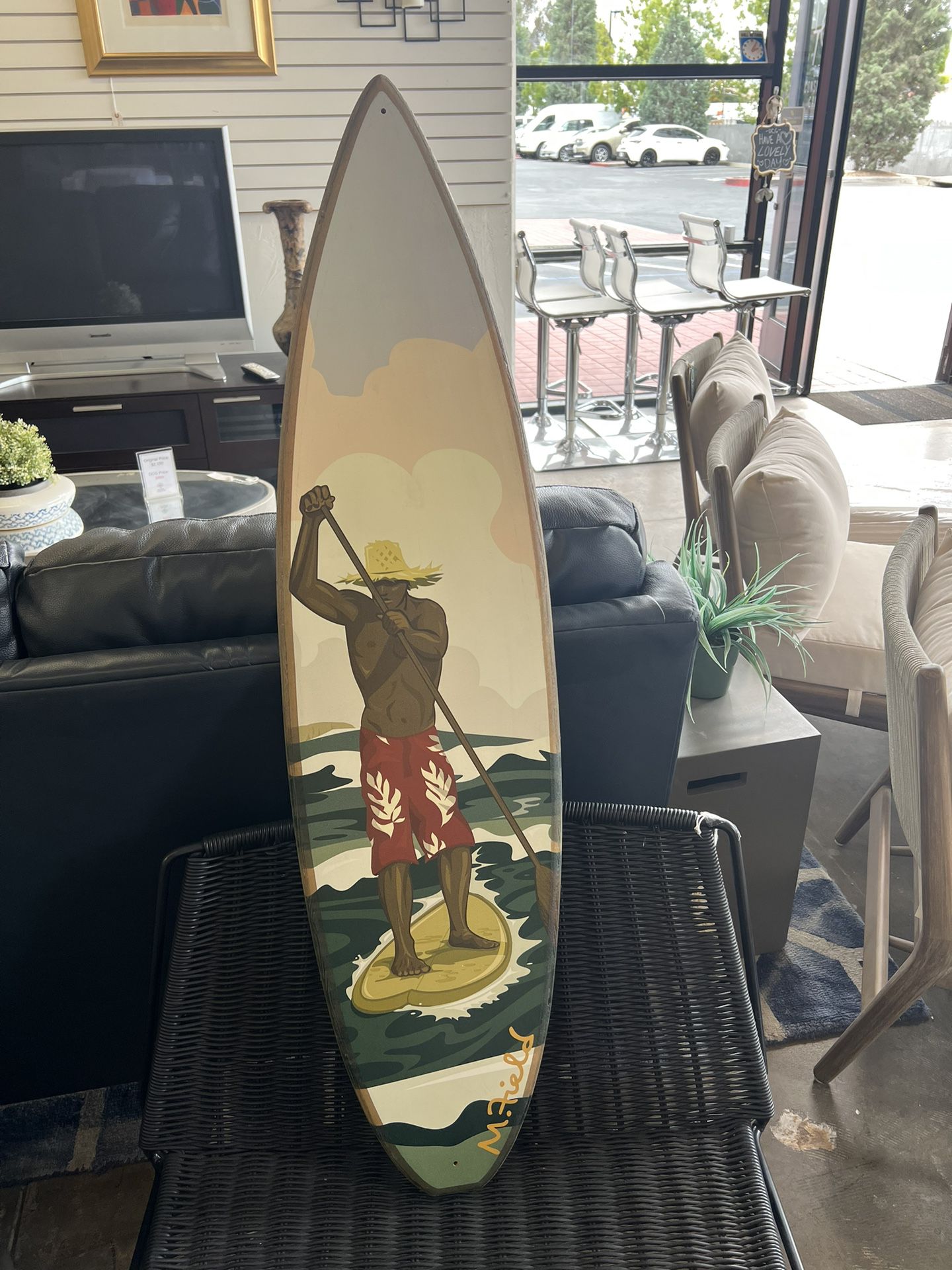 Surfboard Wall Decor Design Consignment