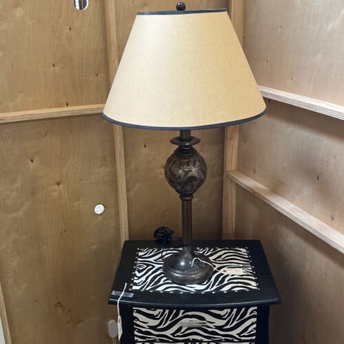 Table Lamp With Ivory Shade