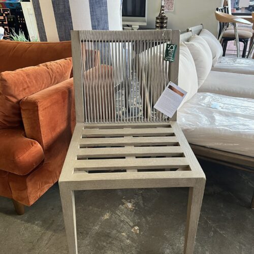 Four Hands Solano Sherwood Outdoor Dining Chair Weathered Grey