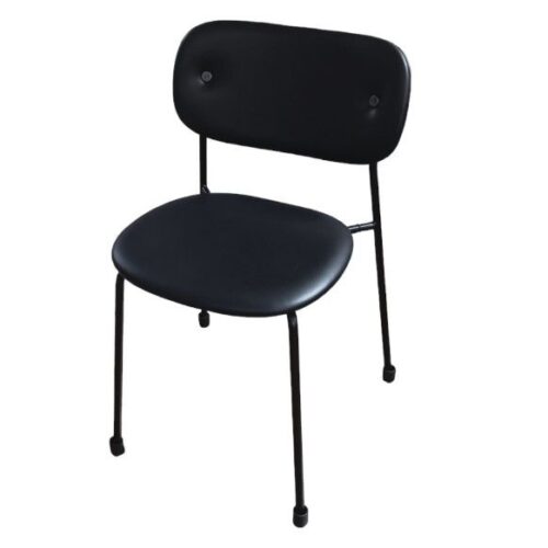 Co Dining Chair - Black Leather by Menu