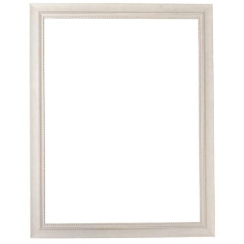 White Distressed Wooden Frame