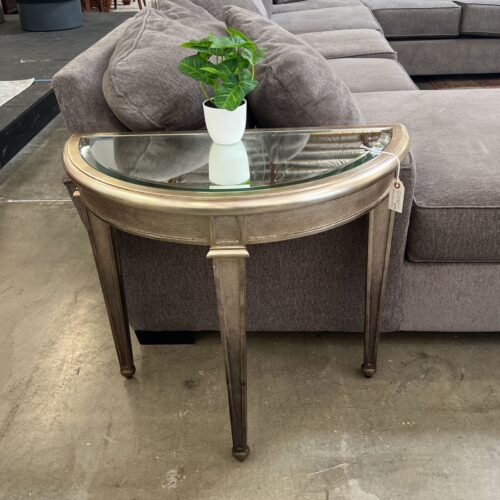 Lam Lee Group Mirrored Textura End Table