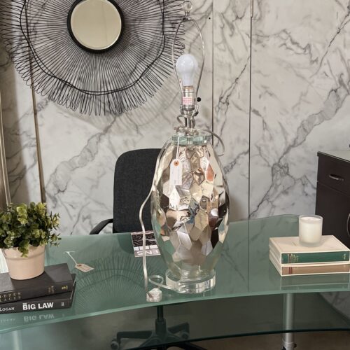 Glass-Like Table Lamp