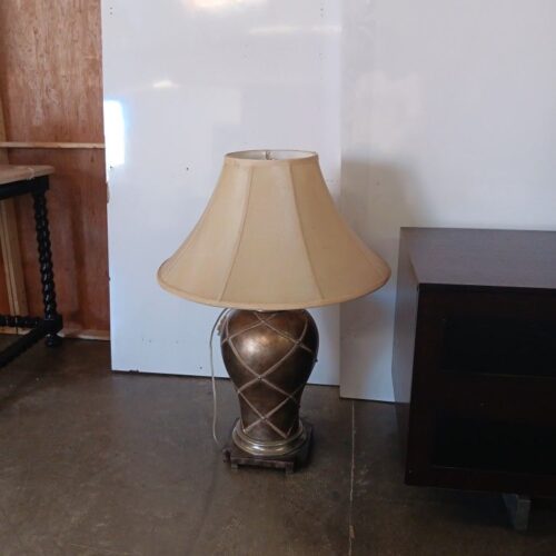 Vintage Bamboo Brass Lamp