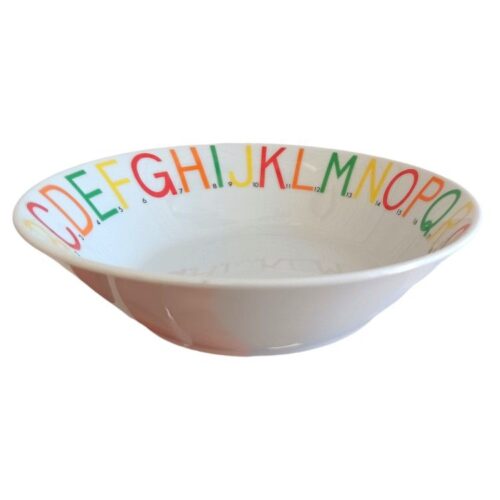 6" Sigma Tiffany Collection Alphabet Bowl