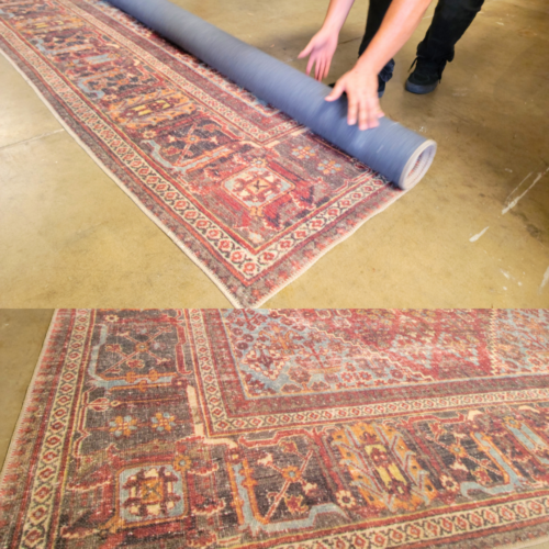 Loloi Loren Collection LQ-13 Brick/Midnight Area Rug