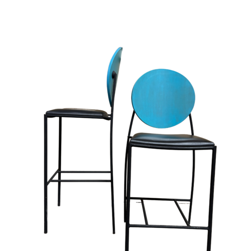 Dakota Jackson Vik-Ter Memphis Counter Height Stool, Sea Foam