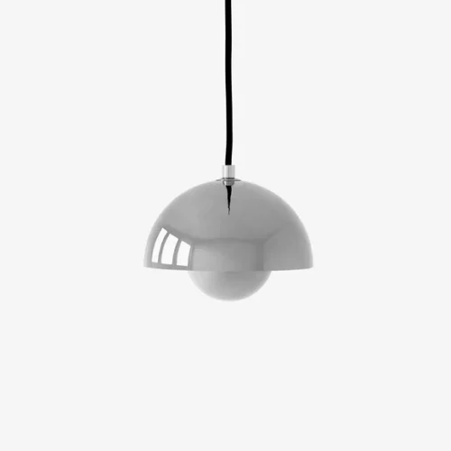 Luminous Chrome Pendant Light by &Tradition – Flowerpot Design