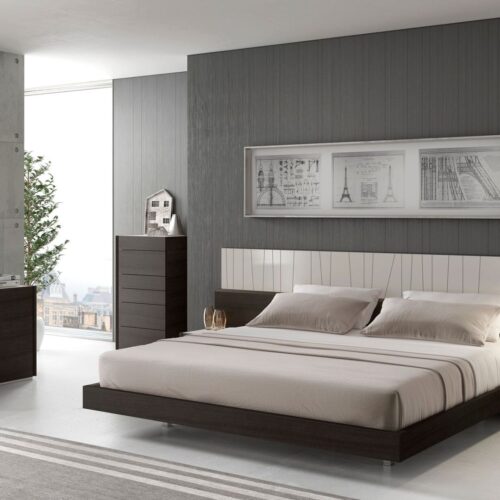 5 Piece Queen Porto Bedroom Set in Wenge by J&M Furniture