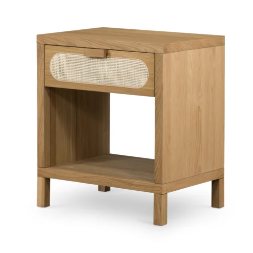 Allegra Nightstand - Natural Cane