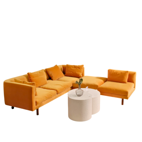 EQ3 Replay Chaise & Sofa, Sunset