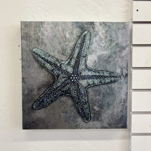 Studded Sea Star on Canvas