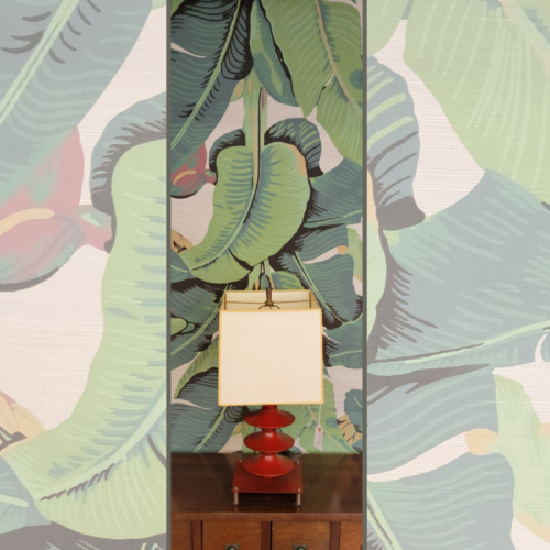 Luxury Grasscloth Wallpaper – Hinson Palm Banana Leaf by Scalamandré