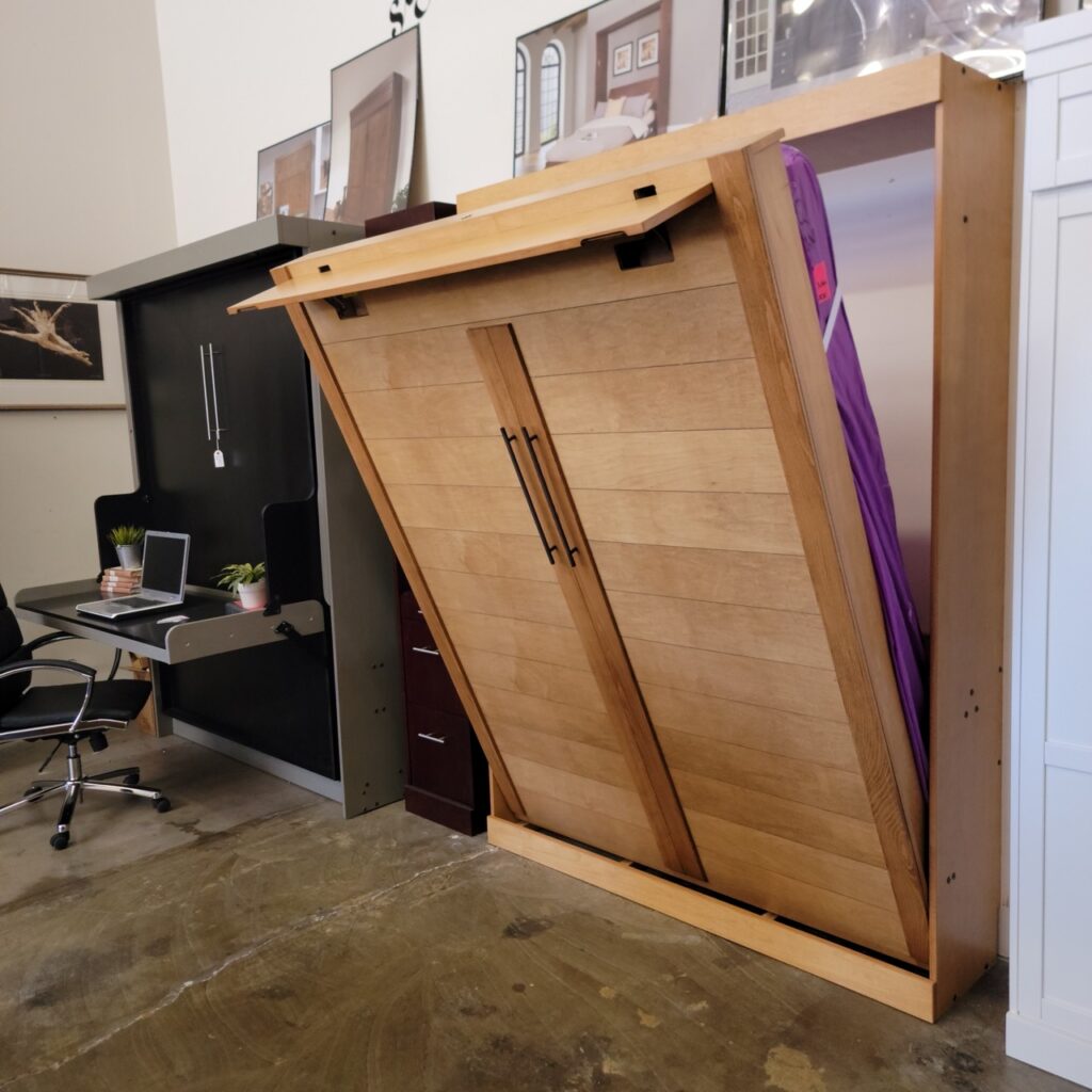 Wallbeds ’n’ More display inside Design Consignment Gallery on Miramar Road